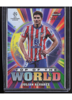 Julián Alvarez, Kartička, Topps Finest UEFA Club Competitions 2024-2025, LIMIT
