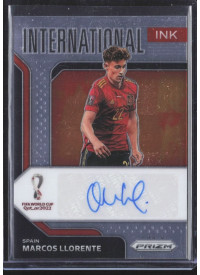 Marcos Llorente, Kartička, 2022 Panini Prizm FIFA World Cup Qatar, AUTOGRAPH