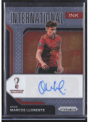 Marcos Llorente, Card, 2022 Panini Prizm FIFA World Cup Qatar, AUTOGRAPH