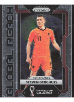 Steven Berghuis, Kartička, 2022 Panini Prizm FIFA World Cup Qatar, INSERT