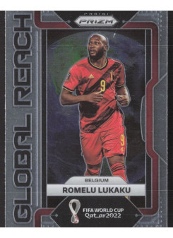 Romelu Lukaku, Kartička, 2022 Panini Prizm FIFA World Cup Qatar, INSERT