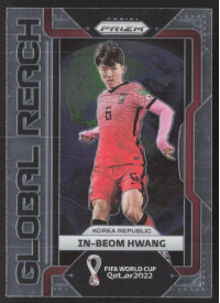 In-Beom Hwang, Kartička, 2022 Panini Prizm FIFA World Cup Qatar, INSERT