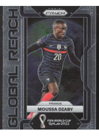 Moussa Diaby, Kartička, 2022 Panini Prizm FIFA World Cup Qatar, INSERT