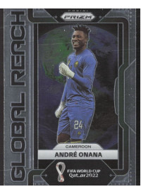 Andre Onana, Kartička, 2022 Panini Prizm FIFA World Cup Qatar, INSERT