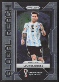Lionel Messi, Kartička, 2022 Panini Prizm FIFA World Cup Qatar, INSERT