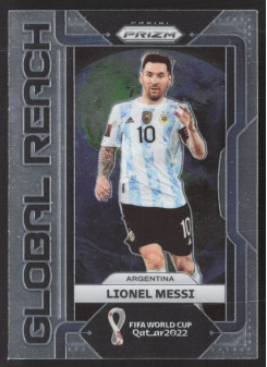 Lionel Messi, Kartička, 2022 Panini Prizm FIFA World Cup Qatar, INSERT