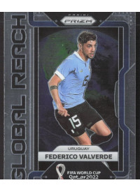 Federico Valverde, Kartička, 2022 Panini Prizm FIFA World Cup Qatar, INSERT