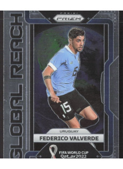 Federico Valverde, Kartička, 2022 Panini Prizm FIFA World Cup Qatar, INSERT