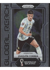 Joaquin Correa, Kartička, 2022 Panini Prizm FIFA World Cup Qatar, INSERT