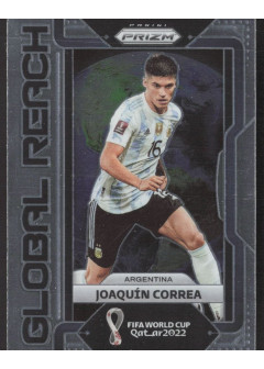 Joaquin Correa, Kartička, 2022 Panini Prizm FIFA World Cup Qatar, INSERT