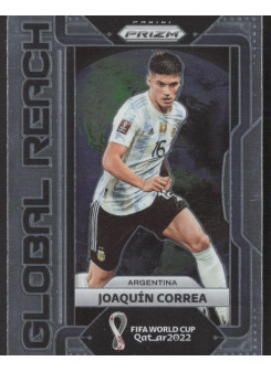 Joaquin Correa, Kartička, 2022 Panini Prizm FIFA World Cup Qatar, INSERT