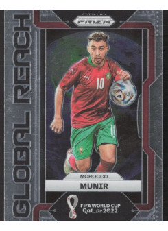 Munir, Kartička, 2022 Panini Prizm FIFA World Cup Qatar, INSERT