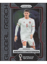 Andreas Christensen, Kartička, 2022 Panini Prizm FIFA World Cup Qatar, INSERT
