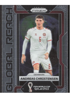 Andreas Christensen, Kartička, 2022 Panini Prizm FIFA World Cup Qatar, INSERT