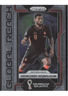 Georginio Wijnaldum, Kartička, 2022 Panini Prizm FIFA World Cup Qatar, INSERT