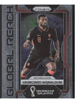 Georginio Wijnaldum, Kartička, 2022 Panini Prizm FIFA World Cup Qatar, INSERT
