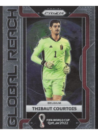 Thibaut Courtois, Kartička, 2022 Panini Prizm FIFA World Cup Qatar, INSERT