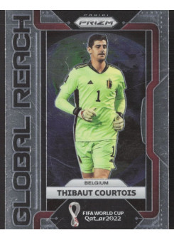 Thibaut Courtois, Kartička, 2022 Panini Prizm FIFA World Cup Qatar, INSERT