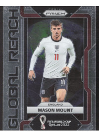 Mason Mount, Kartička, 2022 Panini Prizm FIFA World Cup Qatar, INSERT