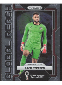 Zack Steffen, Kartička, 2022 Panini Prizm FIFA World Cup Qatar, INSERT