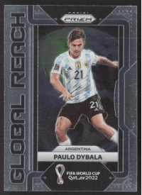 Paulo Dybala, Kartička, 2022 Panini Prizm FIFA World Cup Qatar, INSERT