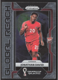 Jonathan David, Kartička, 2022 Panini Prizm FIFA World Cup Qatar, INSERT