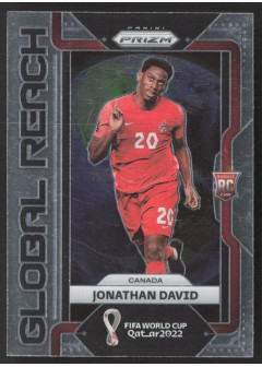 Jonathan David, Card, 2022 Panini Prizm FIFA World Cup Qatar, INSERT