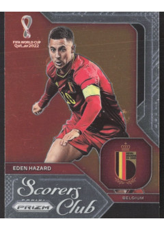 Eden Hazard, Card, 2022 Panini Prizm FIFA World Cup Qatar, INSERT