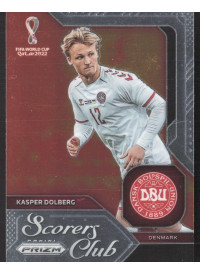 Kasper Dolberg, Kartička, 2022 Panini Prizm FIFA World Cup Qatar, INSERT