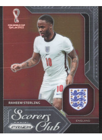 Raheem Sterling, Kartička, 2022 Panini Prizm FIFA World Cup Qatar, INSERT