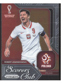Robert Lewandowski, Kartička, 2022 Panini Prizm FIFA World Cup Qatar, INSERT