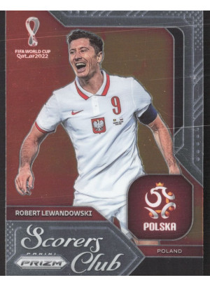 Robert Lewandowski, Card, 2022 Panini Prizm FIFA World Cup Qatar, INSERT
