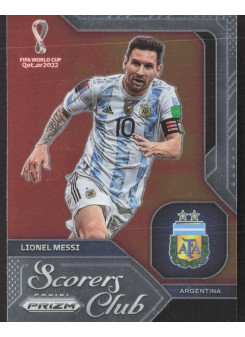 Lionel Messi, Kartička, 2022 Panini Prizm FIFA World Cup Qatar, INSERT