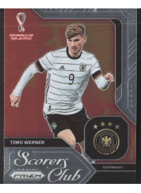 Timo Werner, Kartička, 2022 Panini Prizm FIFA World Cup Qatar, INSERT