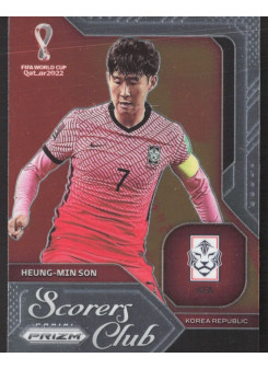 Heung-Min Son, Kartička, 2022 Panini Prizm FIFA World Cup Qatar, INSERT
