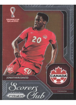 Jonathan David, Kartička, 2022 Panini Prizm FIFA World Cup Qatar, INSERT