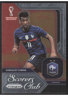 Kingsley Coman, Card, 2022 Panini Prizm FIFA World Cup Qatar, INSERT