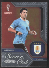 Luis Suarez, Kartička, 2022 Panini Prizm FIFA World Cup Qatar, INSERT