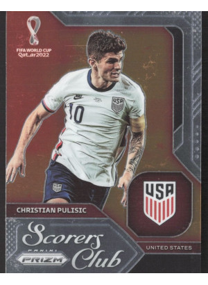 Christian Pulisic, Card, 2022 Panini Prizm FIFA World Cup Qatar, INSERT
