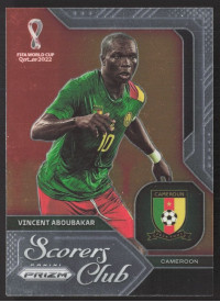 Vincent Aboubakar, Kartička, 2022 Panini Prizm FIFA World Cup Qatar, INSERT