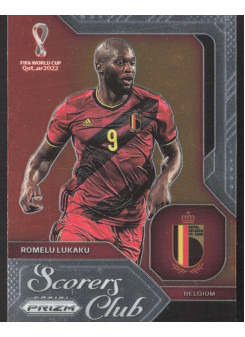 Romelu Lukaku, Kartička, 2022 Panini Prizm FIFA World Cup Qatar, INSERT