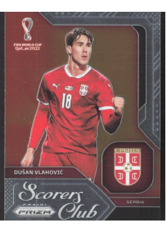 Dusan Vlahovic, Kartička, 2022 Panini Prizm FIFA World Cup Qatar, INSERT