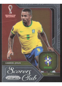 Gabriel Jesus, Kartička, 2022 Panini Prizm FIFA World Cup Qatar, INSERT