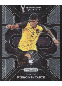 Piero Hincapie, Kartička, 2022 Panini Prizm FIFA World Cup Qatar, INSERT