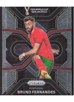 Bruno Fernandes, Kartička, 2022 Panini Prizm FIFA World Cup Qatar, INSERT