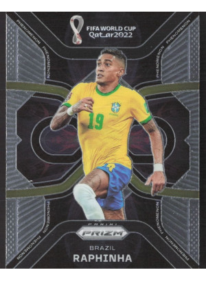 Raphinha, Card, 2022 Panini Prizm FIFA World Cup Qatar, INSERT
