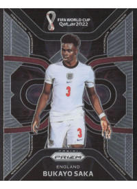 Bukayo Saka, Kartička, 2022 Panini Prizm FIFA World Cup Qatar, INSERT