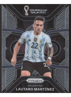 Lautaro Martinez, Kartička, 2022 Panini Prizm FIFA World Cup Qatar, INSERT