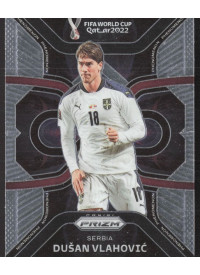 Dusan Vlahovic, Kartička, 2022 Panini Prizm FIFA World Cup Qatar, INSERT