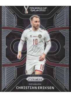 Christian Eriksen, Kartička, 2022 Panini Prizm FIFA World Cup Qatar, INSERT